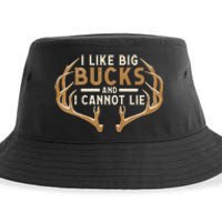 I Like Big Bucks And I Cannot Lie Hunter Deer Hunting Sustainable Bucket Hat