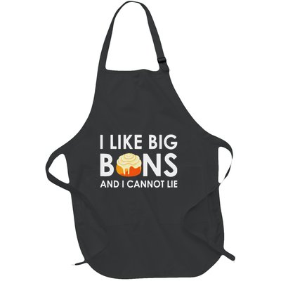 I Like Big Buns And I Cannot Lie Cinnamon Rolls Full-Length Apron With Pockets