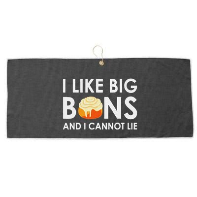 I Like Big Buns And I Cannot Lie Cinnamon Rolls Large Microfiber Waffle Golf Towel