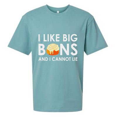 I Like Big Buns And I Cannot Lie Cinnamon Rolls Sueded Cloud Jersey T-Shirt