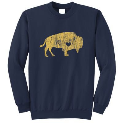 I Love Buffaloes Golden Buffalo Bison Lover Gift Ideas Sweatshirt