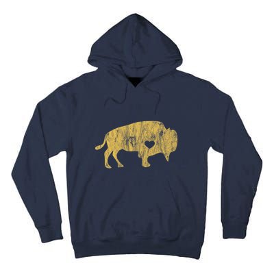 I Love Buffaloes Golden Buffalo Bison Lover Gift Ideas Tall Hoodie