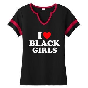 I Love Black Ladies Halftime Notch Neck Tee