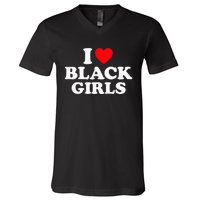 I Love Black V-Neck T-Shirt