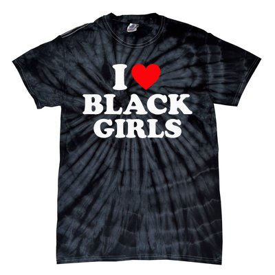 I Love Black Tie-Dye T-Shirt