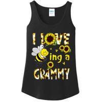 I Love Being A Grammy Sunflower Bee Mothers Day Ladies Essential Tank