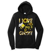 I Love Being A Grammy Sunflower Bee Mothers Day Women's Pullover Hoodie