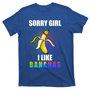 I Like Bananas Lgbtq Pride Gay Proud Ally Rainbow Flag Great Gift T-Shirt