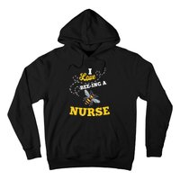 I Love BeeIng A Nurse Honey Bee Job Profession Hoodie