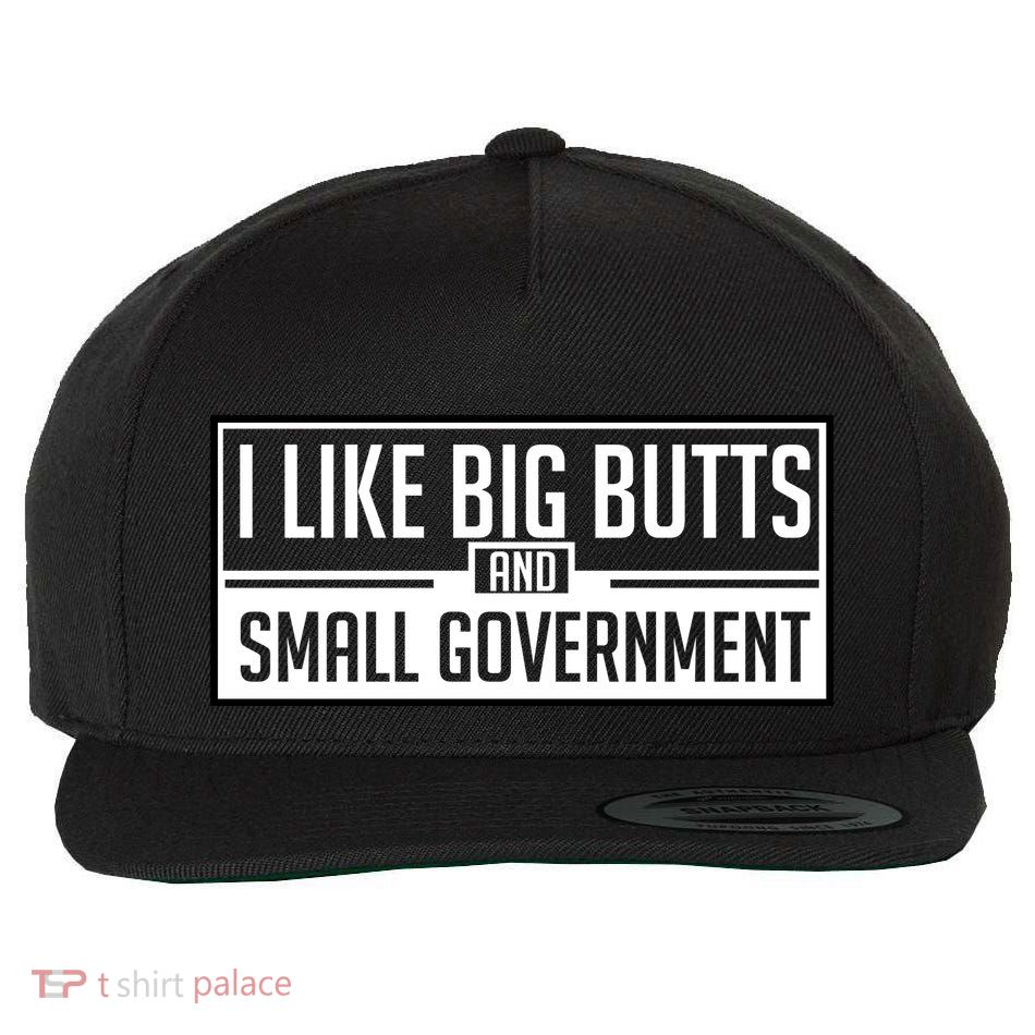 I Like Big Butts And Small Government Wool Snapback Cap
