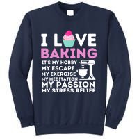 I Love Baking - Funny Cupcake Baker Pastry Baking Gift Sweatshirt