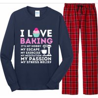 I Love Baking - Funny Cupcake Baker Pastry Baking Gift Long Sleeve Pajama Set