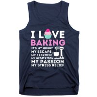 I Love Baking - Funny Cupcake Baker Pastry Baking Gift Tank Top