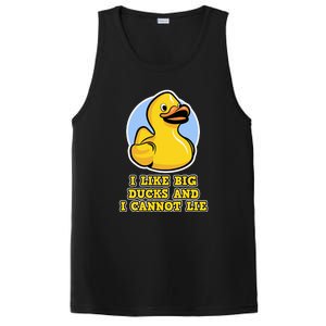 I Like Big Ducks And I Cannot Lie Rubber Duck PosiCharge Competitor Tank