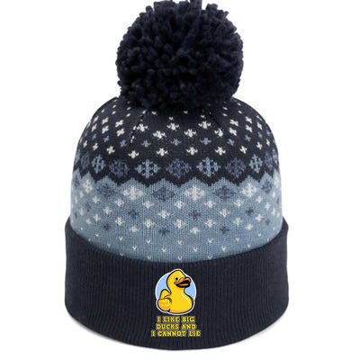 I Like Big Ducks And I Cannot Lie Rubber Duck The Baniff Cuffed Pom Beanie