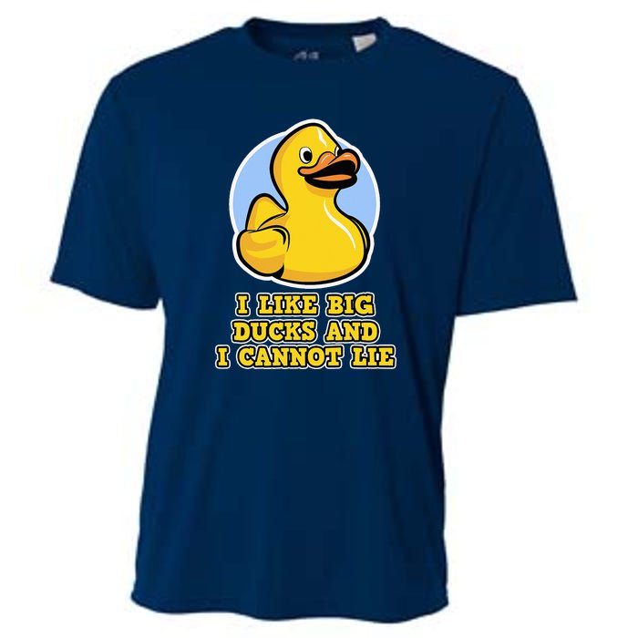 I Like Big Ducks And I Cannot Lie Rubber Duck Cooling Performance Crew T-Shirt