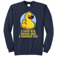 I Like Big Ducks And I Cannot Lie Rubber Duck Sweatshirt