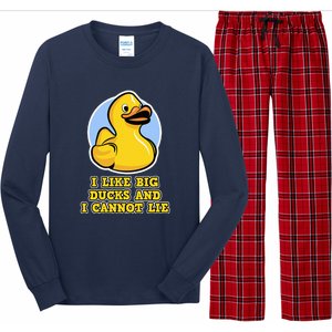 I Like Big Ducks And I Cannot Lie Rubber Duck Long Sleeve Pajama Set