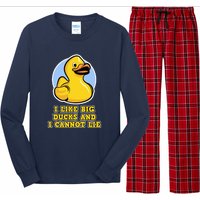 I Like Big Ducks And I Cannot Lie Rubber Duck Long Sleeve Pajama Set