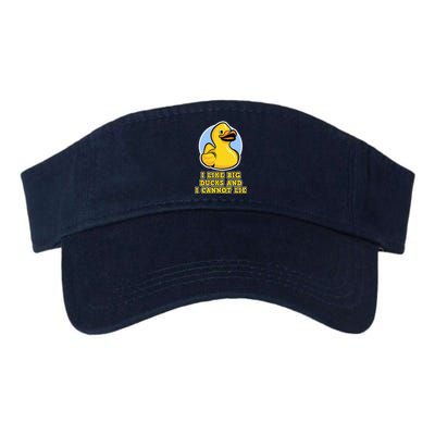 I Like Big Ducks And I Cannot Lie Rubber Duck Valucap Bio-Washed Visor