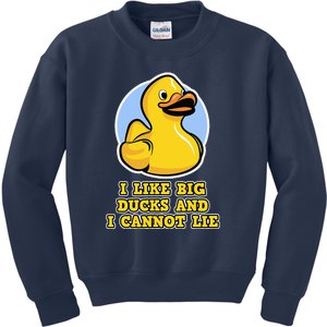 I Like Big Ducks And I Cannot Lie Rubber Duck Kids Sweatshirt