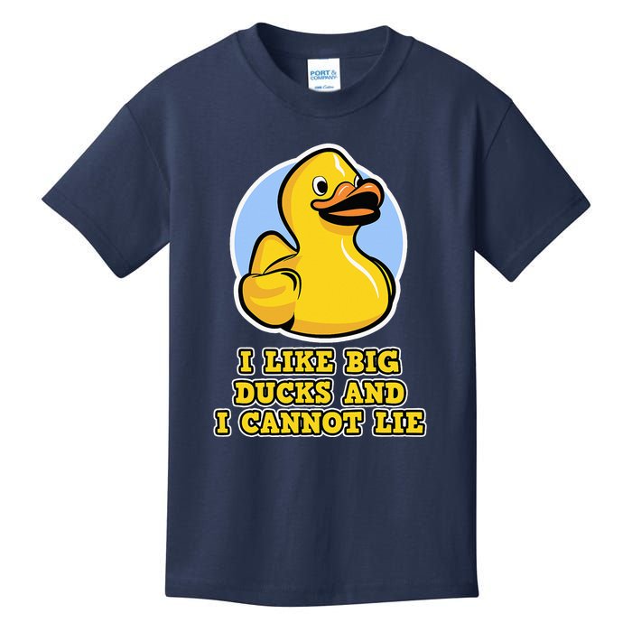 I Like Big Ducks And I Cannot Lie Rubber Duck Kids T-Shirt