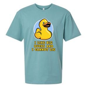 I Like Big Ducks And I Cannot Lie Rubber Duck Sueded Cloud Jersey T-Shirt