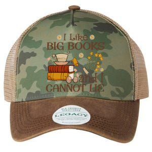 I Like Big Books And I Cannot Lie Gift For Reading Books Legacy Tie Dye Trucker Hat