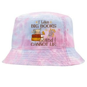 I Like Big Books And I Cannot Lie Gift For Reading Books Tie-Dyed Bucket Hat