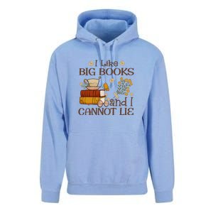 I Like Big Books And I Cannot Lie Gift For Reading Books Unisex Surf Hoodie