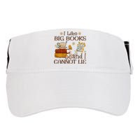 I Like Big Books And I Cannot Lie Gift For Reading Books Adult Drive Performance Visor