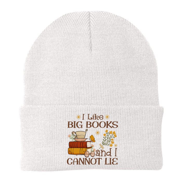 I Like Big Books And I Cannot Lie Gift For Reading Books Knit Cap Winter Beanie