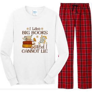 I Like Big Books And I Cannot Lie Gift For Reading Books Long Sleeve Pajama Set