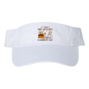 I Like Big Books And I Cannot Lie Gift For Reading Books Valucap Bio-Washed Visor