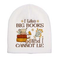 I Like Big Books And I Cannot Lie Gift For Reading Books Short Acrylic Beanie