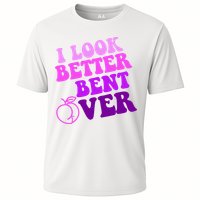 I Look Better Bent Over Peachy Booty Funny Performance Shirt