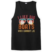 I Like Big Boats And I Cannot Lie Yacht Boating Funny Cruise PosiCharge Competitor Tank