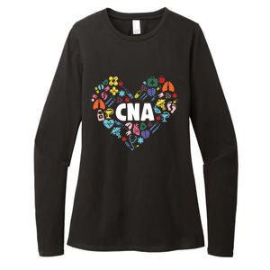 I Love Being A Cna Certified Nurse Heart Medical Assistant Great Gift Womens CVC Long Sleeve Shirt