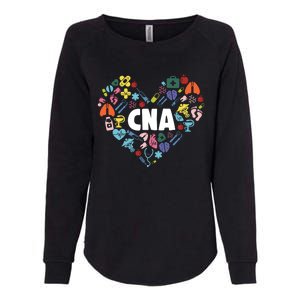 I Love Being A Cna Certified Nurse Heart Medical Assistant Great Gift Womens California Wash Sweatshirt