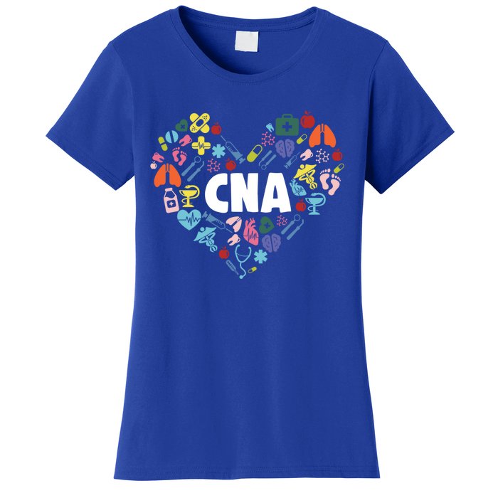 I Love Being A Cna Certified Nurse Heart Medical Assistant Great Gift Women's T-Shirt