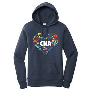 I Love Being A Cna Certified Nurse Heart Medical Assistant Great Gift Women's Pullover Hoodie