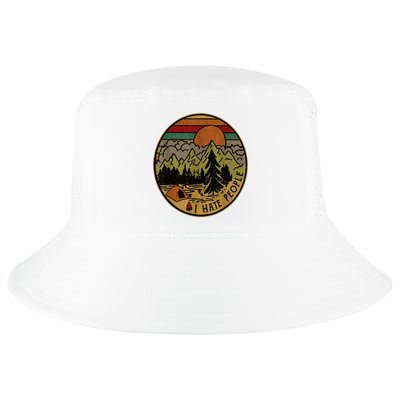 I Love Camping I Hate People Outdoors Cool Comfort Performance Bucket Hat