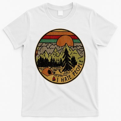 I Love Camping I Hate People Outdoors T-Shirt