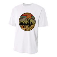 I Love Camping I Hate People Outdoors Youth Performance Sprint T-Shirt