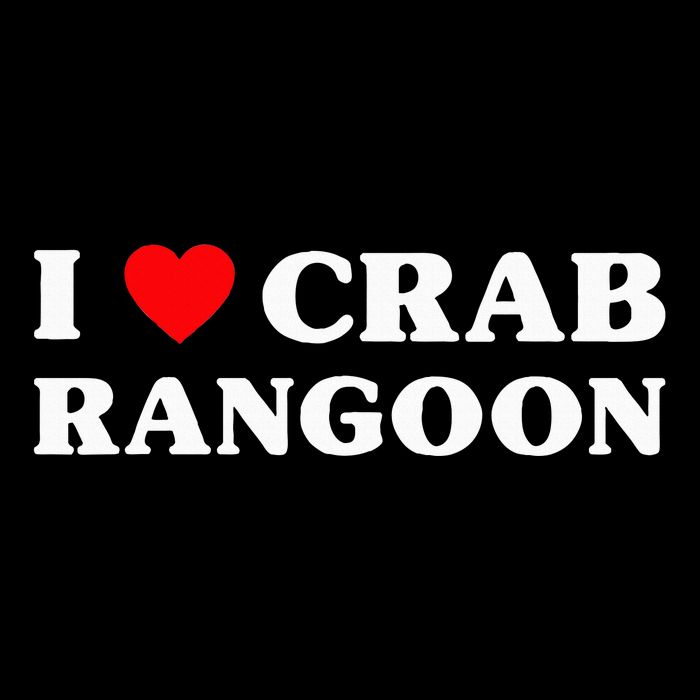 I Love Crab Rangoon American Food Funny Crab Rangoon Cooling Performance Crew T-Shirt
