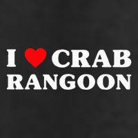 I Love Crab Rangoon American Food Funny Crab Rangoon Adult Drive Performance Visor