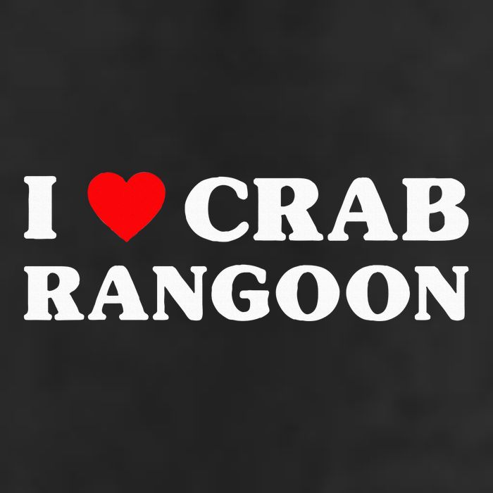 I Love Crab Rangoon American Food Funny Crab Rangoon Adult Drive Performance Visor