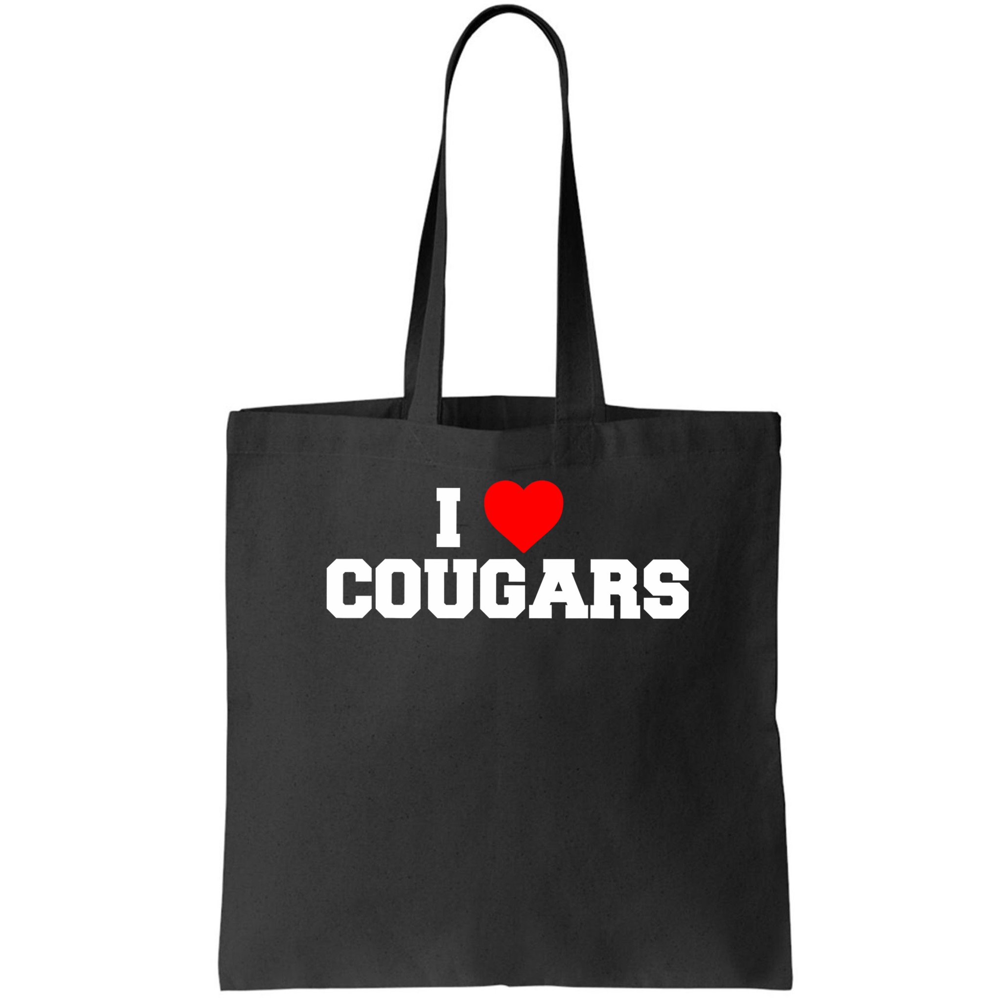 I Love Cougars Funny Fraternity College Party Greek Frat Bag