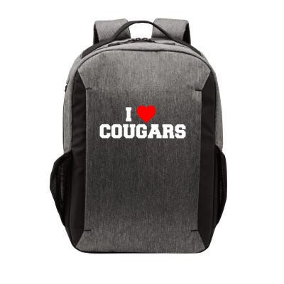 I Love Cougars Funny Fraternity College Party Greek Frat Vector Backpack