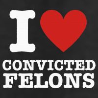 I Love Convicted Felons I Heart Convicted Felons Adult Drive Performance Visor